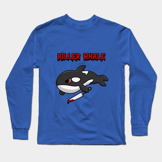 Killer Whale Long Sleeve T-Shirt by WulfieTees